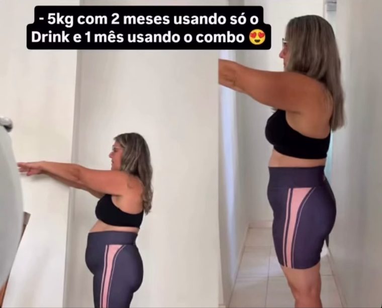 Antes e depois de cliente 4