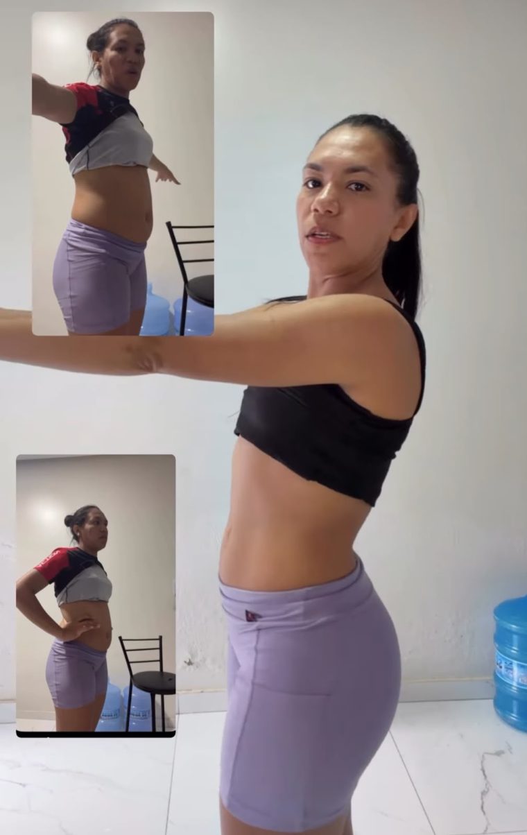 Antes e depois de cliente 9